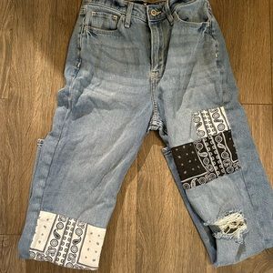 Hollister bandana jeans